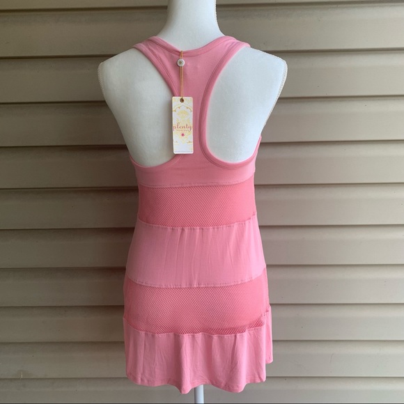 •Plenty by Tracy Reese• NWT Netted Inserts Tank-Sm - Picture 7 of 10